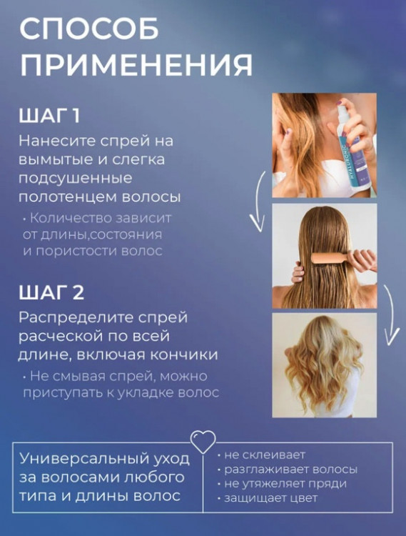 Dctr.Go Спрей для волос 15 в 1 термозащита и блеск 250 мл в Перми