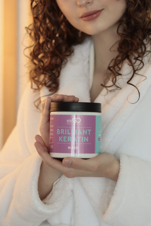 Kератиновая маска для любого типа волос 250 мл. Keratin SPA hair repair в Перми