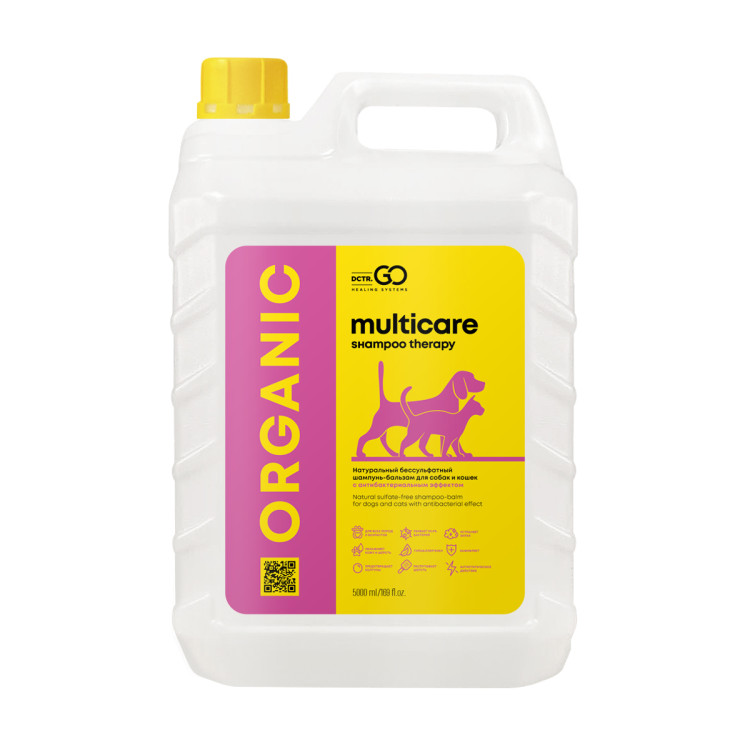 Dctr.Go Шампунь-бальзам для животных  Sнampoo Therapy "Мультиуход" 5000 мл в Перми