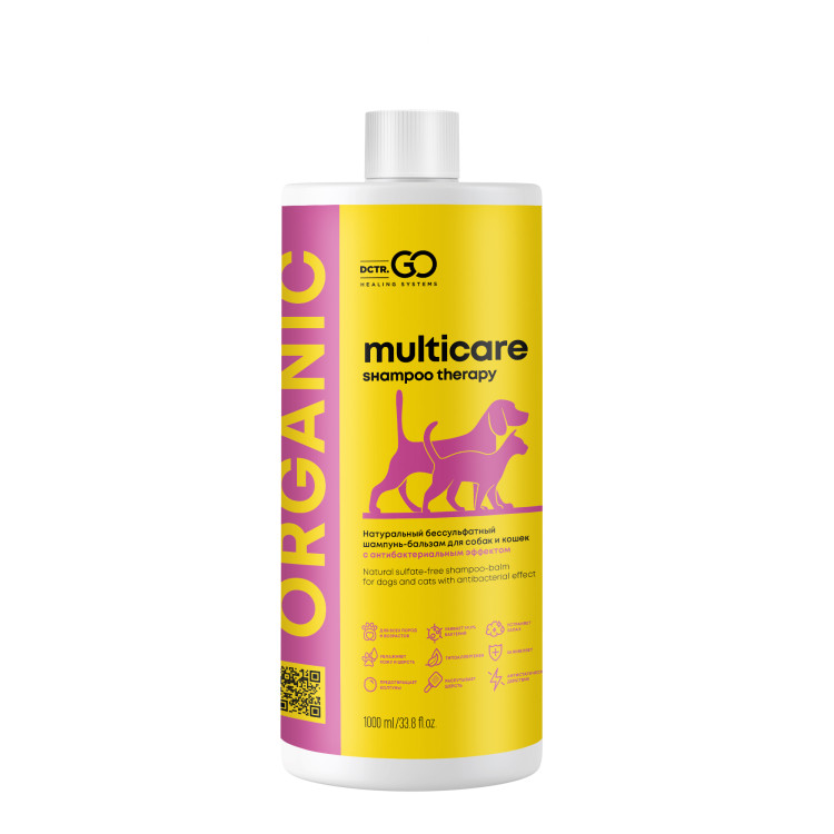 Dctr.Go Шампунь-бальзам для животных Sнampoo Therapy "Мультиуход" 1000 ml в Перми