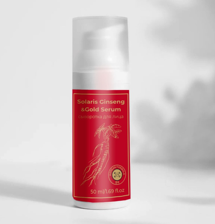 Сыворотка  для лица с корейским женьшенем и золотом 50 мл в Перми